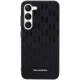 Karl Lagerfeld Samsung Galaxy S24 vāciņš Saffiano Mono Metal Logo, melns
