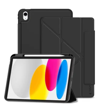 Tech-Protect SC Pen Origami vāciņš iPad 10.9" 2022 / 2025, Black