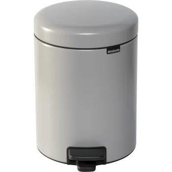 Pedāļa miskaste Brabantia NewIcon 5 l, pelēka