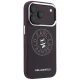 Karl Lagerfeld Point & Choupette Sketch MagSafe vāciņš priekš iPhone 18 Pro / 17 Pro, bordo