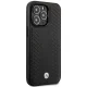 BMW iPhone 14 Pro Max maciņš BMHMP14X22RFGK Leather Diamond Pattern Melns
