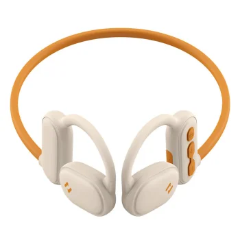 Bezvadu austiņas Havit E553BT, Bluetooth 5.3, bēšas
