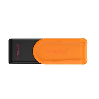 Kingston DataTraveler Exodia S USB zibatmiņa 256 GB USB 3.2 Gen 1, melna/oranža