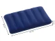 Intex piepūšams velūra spilvens 43x28x9 cm, tumši zils