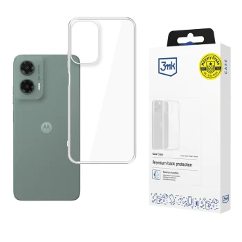 Vāciņš 3mk Clear Case tālrunim Motorola Moto G35 5G, caurspīdīgs