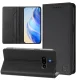Nothing Phone (3a) RINACASIS Leather Book Cover Case, Black | Telefona Vāciņš Maciņš Apvalks Grāmatiņa