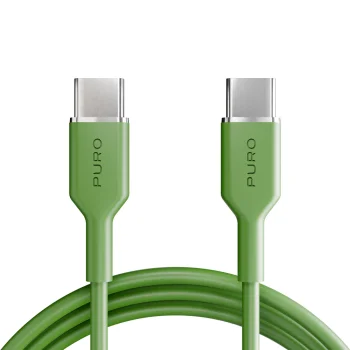Puro ICON USB-C - USB-C kabelis 1.5m, zaļš