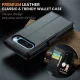 Google Pixel 9 Pro XL CASEME Wallet Magnetic Leather Case Cover, Black | Telefona Vāciņš Maciņš Apvalks Grāmatiņa