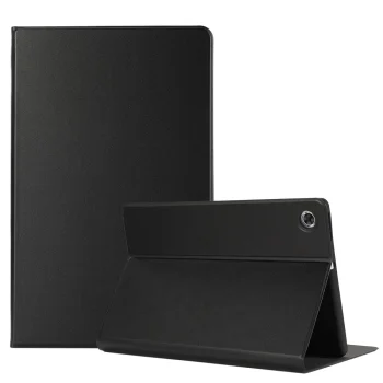 Lenovo Tab M10 HD Gen 2 10.1" (TB-X306) TPU + PU Leather Protection Case Cover, Black | Vāks Apvalks Pārvalks...