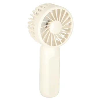 Pārnēsājams mini USB galda ventilators ar statīvu, 13,8 cm, balts