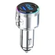 3mk Hyper Car Power Transmitter auto FM raidītājs 3in1 48W USB-C USB-A