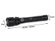 Bailong BL-P59-2-P50 taktiskais LED lukturis CREE XHP50 Zoom USB