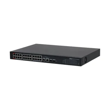 PoE komutators 24 portu 100Mbps + 2G Uplink S4101-24ET2GF-360-C