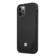 BMW iPhone 12 Pro Max vāciņš Perforate, melns