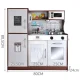 Kruzzel 22114 Bērnu Koka Rotaļu Virtuve | Kids Wooden Toy Kitchen