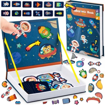 Ricokids RK-770 magnētiskā grāmata Kosmoss