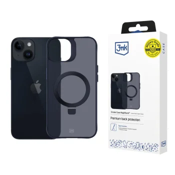 3Mk Protection Smoke Case Mag&Stand vāciņš Apple iPhone 14 Plus, melns