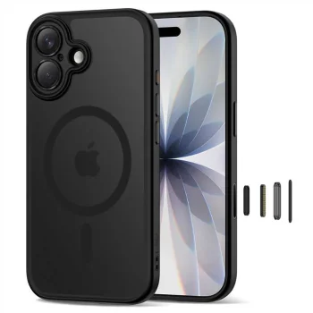 Tech-Protect Magpeak MagSafe CC vāciņš iPhone 17 Matte Black