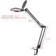 LED palielināmā lampa Glow Moonlight 8013 6 inch 5D galda, melna