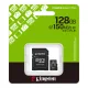 Kingston Canvas Select Plus Gen3 128 GB microSDXC atmiņas karte ar adapteri, 150 MB/s A1