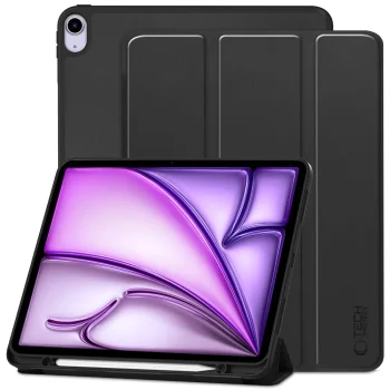 Tech-Protect SmartCase Pen vāciņš iPad Air 13" (2024-2026) - Melns