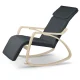 Sofotel atpūtas šūpuļkrēsls Suzi ar kāju balstu, pelēks