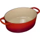 Čuguna pīle Le Creuset Signature Casserole, ovāla, 29 cm, Cerise