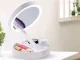 Saliekams Makeup Galda Spogulis ar LED Gaismu un Palielinājumu | Magnifying Table Makeup Mirror with LED Light Foldable