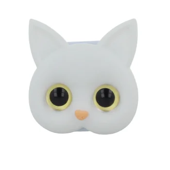 TFO Cat Holder tālruņa turētājs ar spogulīti, balts