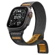 Spigen Athlex Air 2 siksniņa Apple Watch (44 / 45 / 46 / 49 mm), melna ar oranžu