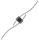 Melna Sienas Lampa Gaismeklis 60cm, Silti Balta Gaisma | Black Wall Lamp