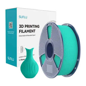 3D printera kvēldiegs Sunlu PLA Classic MG 1.75 mm 1 kg, piparmētru zaļš