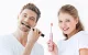 FairyWill FW-507 Elektriskā Zobu Birste Komplekts 2 gab., Melna un Rozā | Sonic Toothbrushes with Head Set and Case