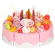 Rotaļlieta, Komplekts \"Torte\", 75 gab. - Rozā | Toy, Set \"Cake\", 75 pcs.