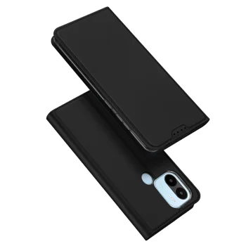 Atverams vāciņš Dux Ducis Skin Pro Xiaomi Redmi A1+ ar statīvu, melns