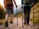 Verk Group Nordic Walking Trekkinga nūjas ar uzgaļiem un somu, zilas