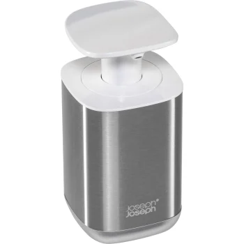 Šķidro ziepju dozators Joseph Joseph Presto 350 ml, Silver / Grey