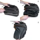 Wozinsky velosomas bagāžniekam 35l ar lietus pārsegu, melna