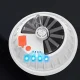 Kempinga lampa ar saules paneli 60 LED ZD13A, balta