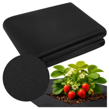 Agrotekstils pret nezālēm Gardlov 1,6x20m 50g/m2, melns