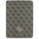 Guess Magnetic 4G Big Logo atverams vāciņš iPad Air 11\" 2024, brūns