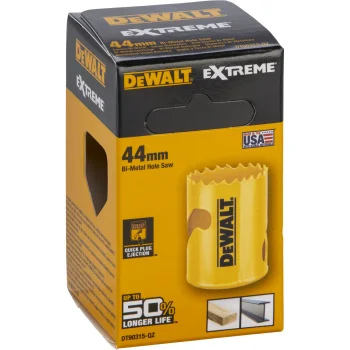 DeWalt DT90315-QZ bimetāla kroņurbis kokam, metālam un plastmasai, 44 mm