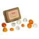 Rotaļlietu koka olas, atverāmas, 6 gb | Toy wooden eggs