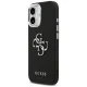 Guess Grained Big 4G Classic Logo vāciņš iPhone 17, melns