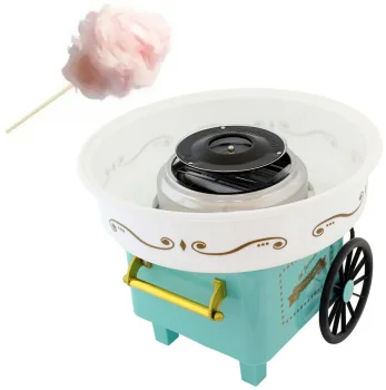 Aparāts Ierīce Mašīna Cukurvates Pagatavošanai, Zils | Cotton Candy Floss Sugar Wool Making Machine