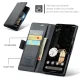 Google Pixel 9 Pro XL CASEME Wallet Magnetic Leather Case Cover, Black | Telefona Vāciņš Maciņš Apvalks Grāmatiņa