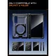 Vāciņš Supcase UB Grip Mag MagSafe, Samsung Galaxy Z Fold 8, ar privātuma stiklu, melns
