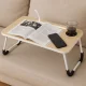 Saliekams klēpjdatora paliktnis galds 60x40 cm ar lampu un ventilatoru ModernHome