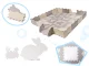 Bērnu spēļu grīdas Puzle paklājs putu paklājiņš Dzīvnieki - 36 gab 30x30cm | Kids Foam Floor Puzzle Mat Animals