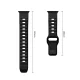 Pulksteņa siksniņa Tech-Protect Silicone Line priekš Apple Watch 44 / 45 / 46 / 49 mm, melna